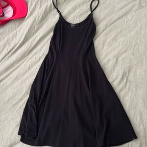 Small black flare dress